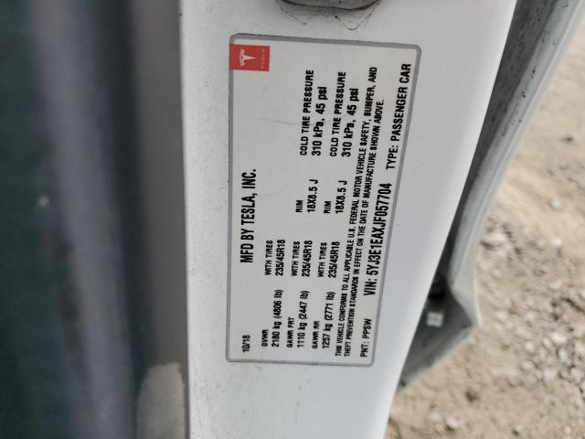 2018 TESLA MODEL 3 5YJ3E1EAXJF057704