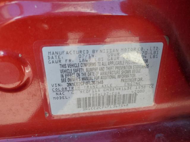 2015 NISSAN VERSA NOTE - 3N1CE2CP4FL367548