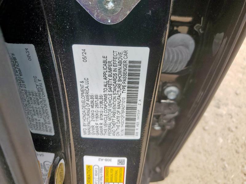 2024 HONDA ACCORD HYB 1HGCY2F76RA071010