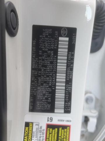 2025 TOYOTA CAMRY XSE 4T1DAACK7SU000974