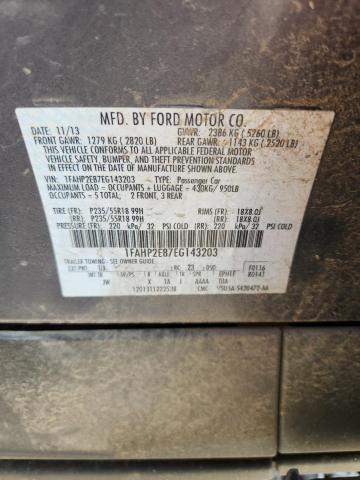 2014 FORD TAURUS SEL - 1FAHP2E87EG143203