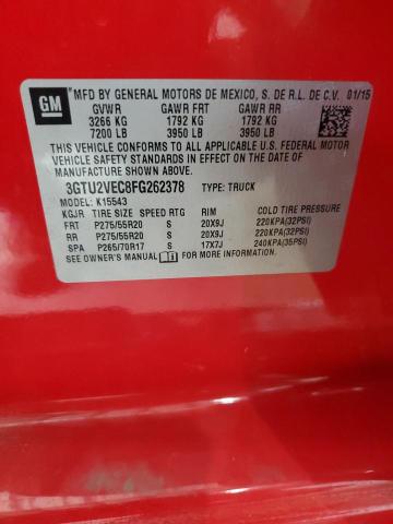 2015 GMC SIERRA K15 - 3GTU2VEC8FG262378