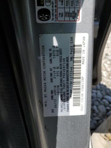 2015 MAZDA 3 SV JM1BM1T78F1273346
