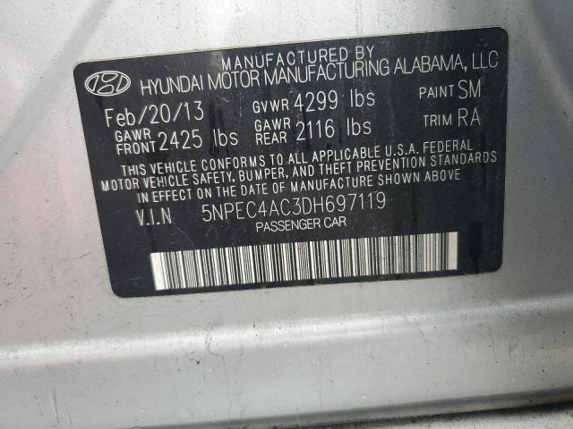 2013 HYUNDAI SONATA SE - 5NPEC4AC3DH697119