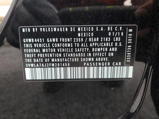 2015 VOLKSWAGEN JETTA TDI 3VWLA7AJ2FM281456