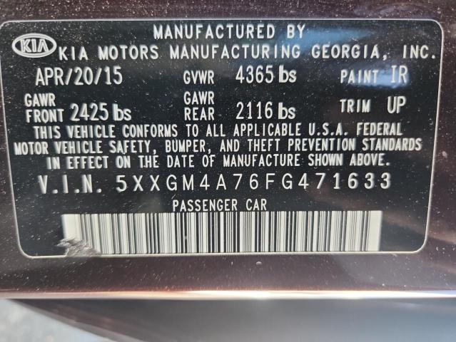 2015 KIA OPTIMA LX - 5XXGM4A76FG471633