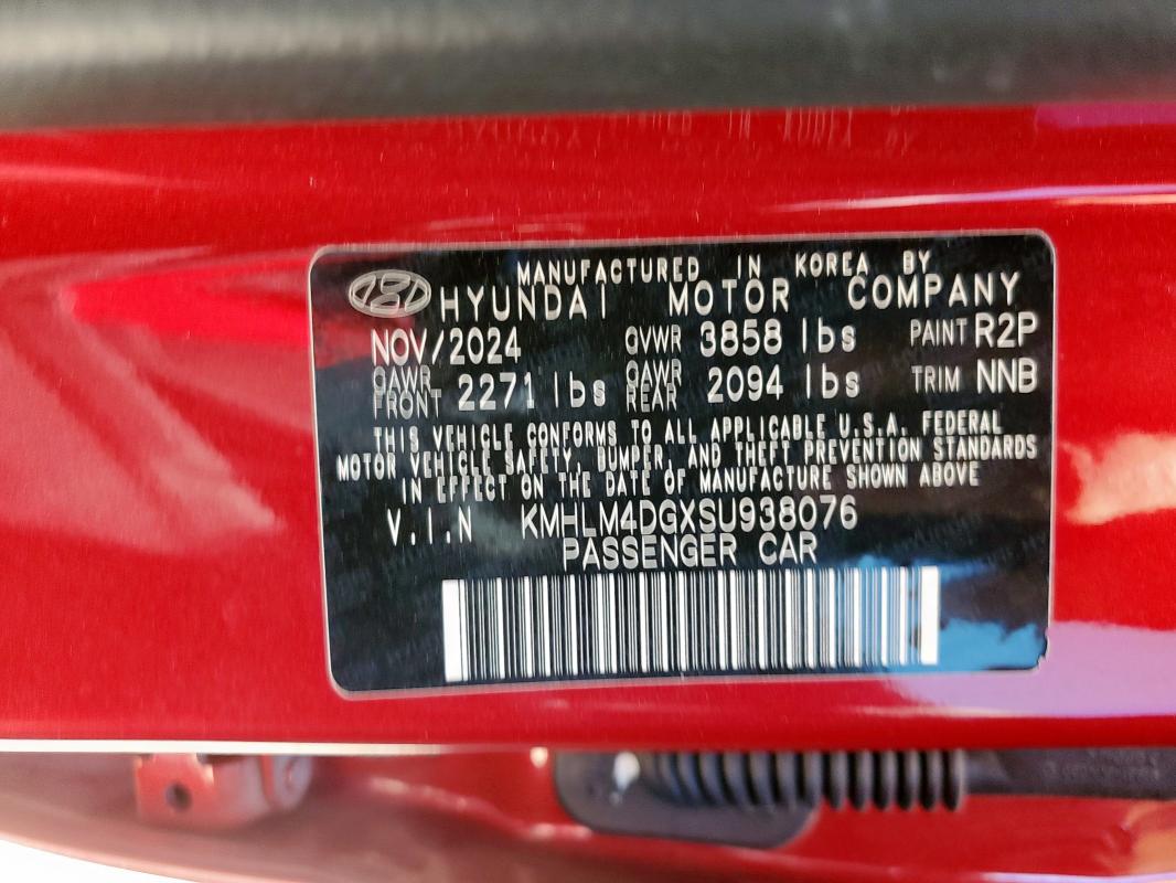 2025 HYUNDAI ELANTRA SE KMHLM4DGXSU938076