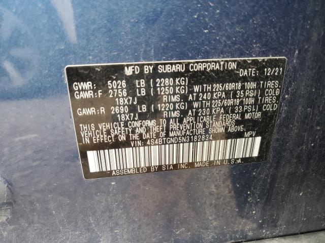 2022 SUBARU OUTBACK LI - 4S4BTGND5N3182834