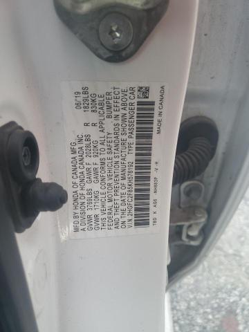 2019 HONDA CIVIC SPORT 2HGFC2F85KH576192