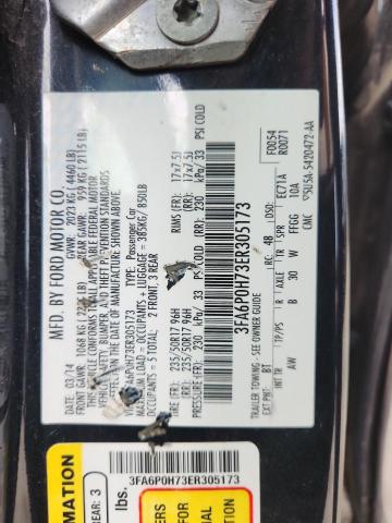 2014 FORD FUSION SE - 3FA6P0H73ER305173