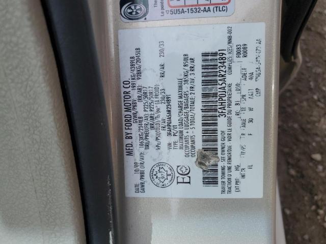 2010 FORD FUSION SEL - 3FAHP0JA5AR234891