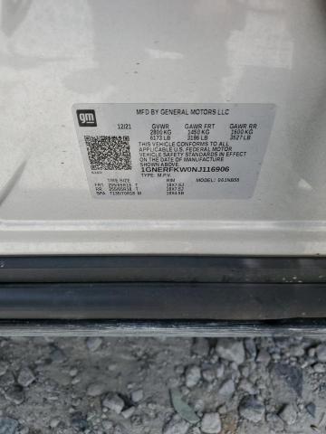 2022 CHEVROLET TRAVERSE L - 1GNERFKW0NJ116906