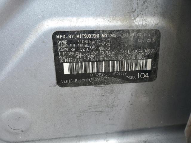 2020 MITSUBISHI MIRAGE G4 ML32F3FJ6LHF05139