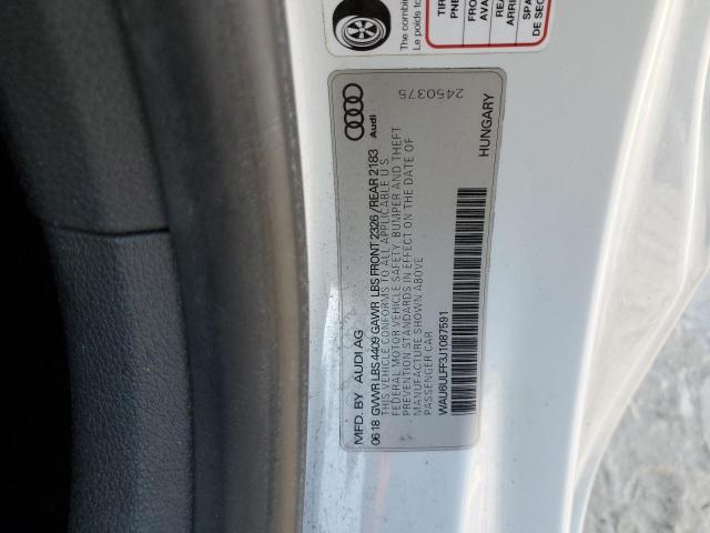 2018 AUDI A3 PREMIUM WAU6ULFF3J1087591