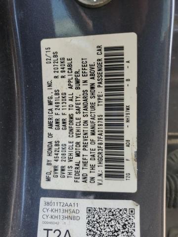 2015 HONDA ACCORD EXL - 1HGCR3F87FA019795