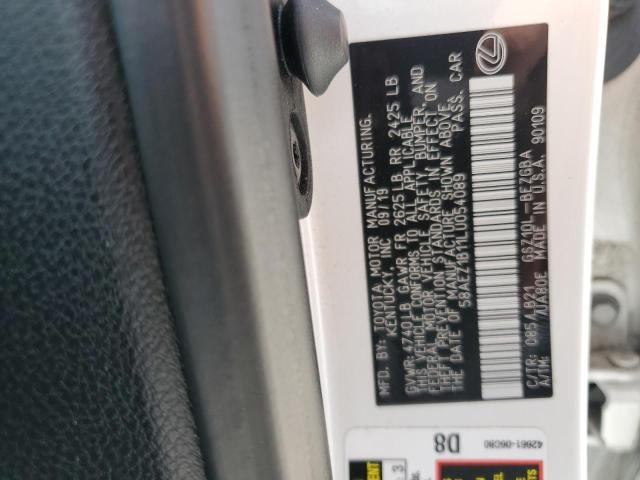 2020 LEXUS ES 350 LUX 58AEZ1B11LU054089