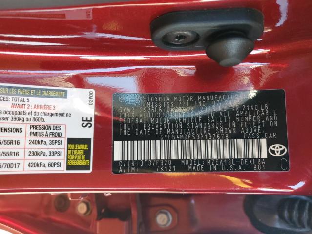 2024 TOYOTA COROLLA LE - 5YFB4MDE5RP197678