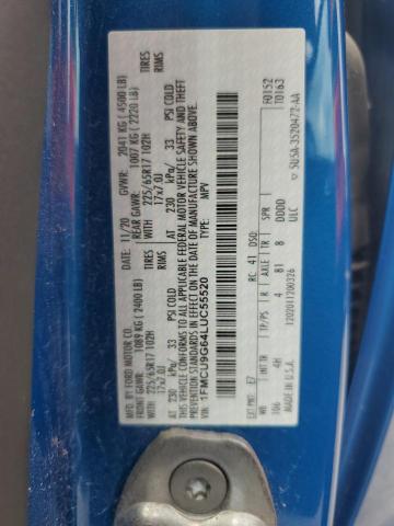 2020 FORD ESCAPE SE - 1FMCU9G64LUC55520