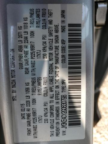 2016 MAZDA CX-5 TOURI JM3KE4CY2G0630798