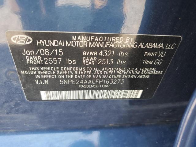 2015 HYUNDAI SONATA ECO 5NPE24AA0FH163273