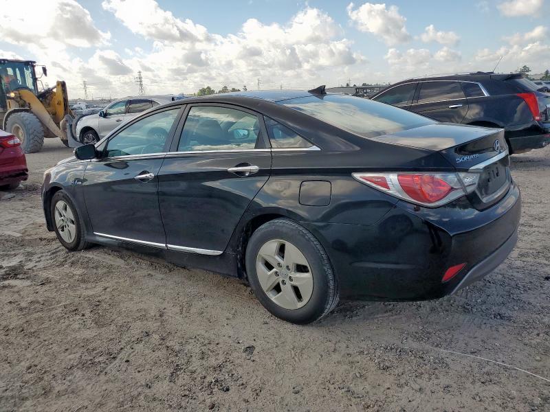 HYUNDAI SONATA HYB 2012 black  hybrid engine KMHEC4A48CA039340 photo #3