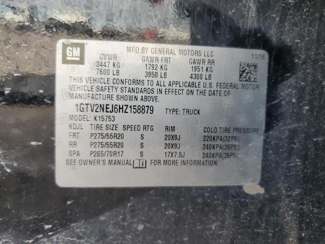 2017 GMC SIERRA K15 1GTV2NEJ6HZ158879