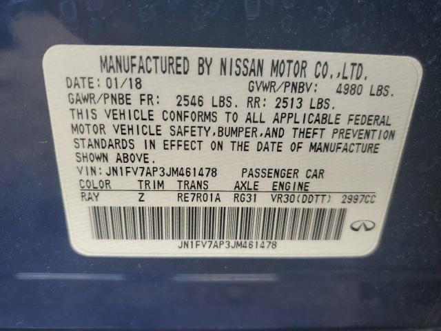 2018 INFINITI Q50 RED SP JN1FV7AP3JM461478