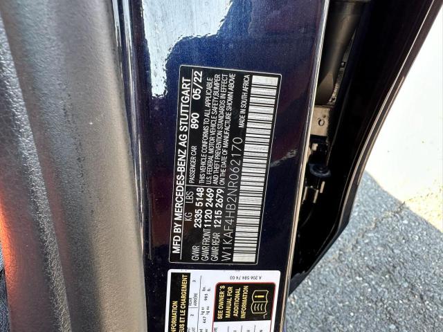 2022 MERCEDES-BENZ C 300 4MAT W1KAF4HB2NR062170