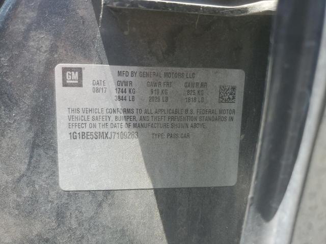 2018 CHEVROLET CRUZE LT - 1G1BE5SMXJ7109283
