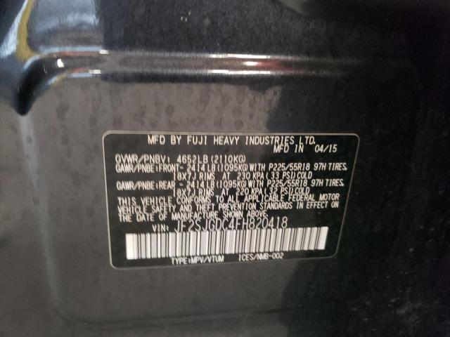 2015 SUBARU FORESTER 2 - JF2SJGDC4FH820418