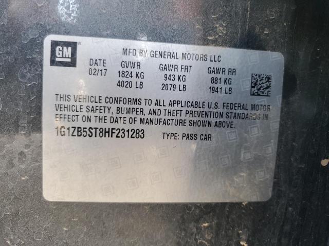 2017 CHEVROLET MALIBU LS 1G1ZB5ST8HF231283