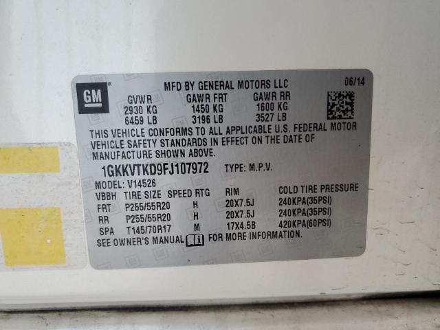 2015 GMC ACADIA DEN 1GKKVTKD9FJ107972