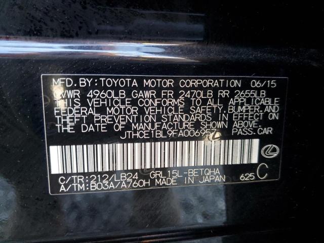 2015 LEXUS GS 350 JTHCE1BL9FA006957