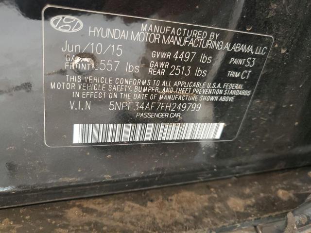 2015 HYUNDAI SONATA SPO - 5NPE34AF7FH249799