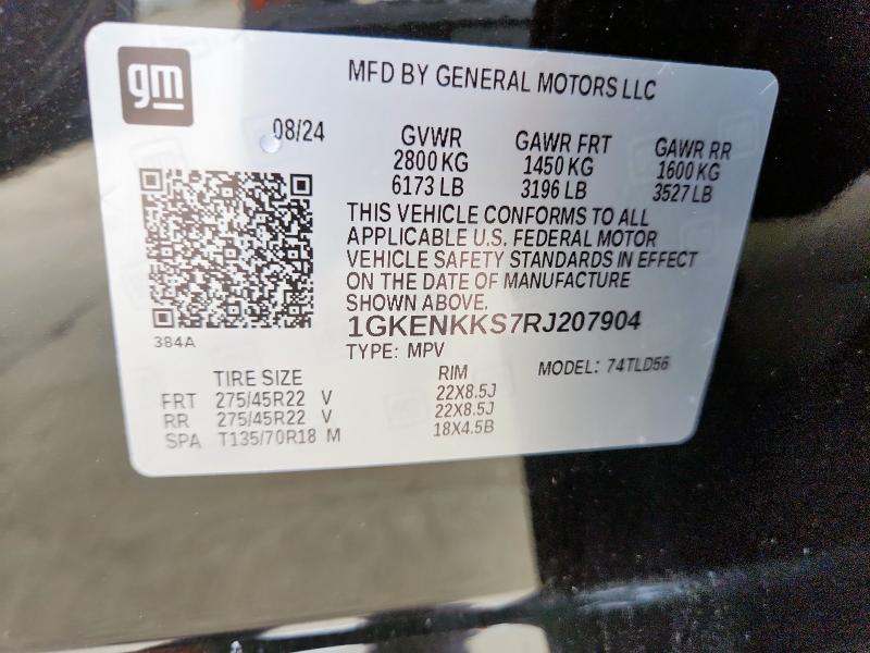 2024 GMC ACADIA UPL 1GKENKKS7RJ207904