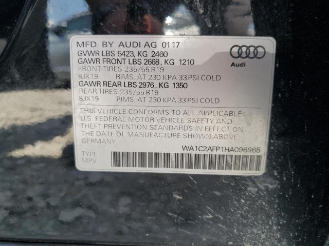 2017 AUDI Q5 PREMIUM WA1C2AFP1HA096965