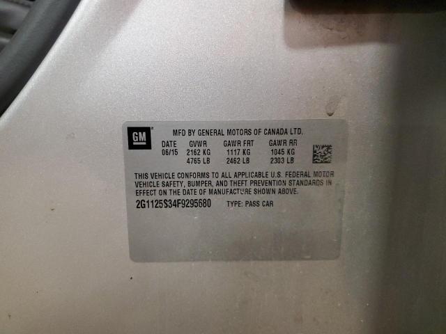 2015 CHEVROLET IMPALA LT 2G1125S34F9295680