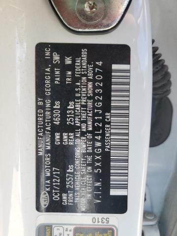 2018 KIA OPTIMA SX 5XXGW4L21JG232074
