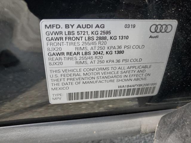 2019 AUDI SQ5 PREMIU WA1B4AFY8K2081895