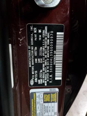 2016 KIA OPTIMA EX 5XXGU4L39GG090970