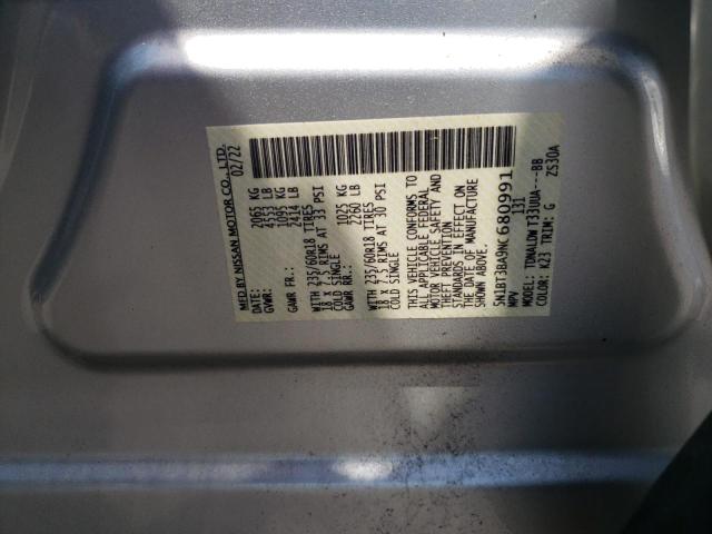2022 NISSAN ROGUE SV 5N1BT3BA9NC680991