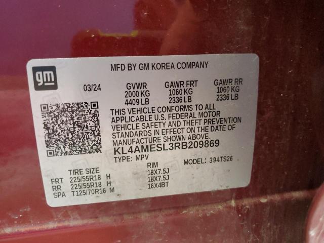 2024 BUICK ENCORE GX KL4AMESL3RB209869