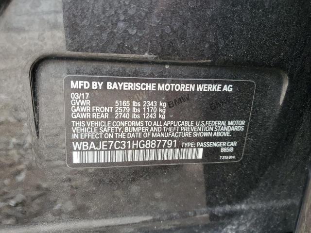 2017 BMW 540 XI WBAJE7C31HG887791