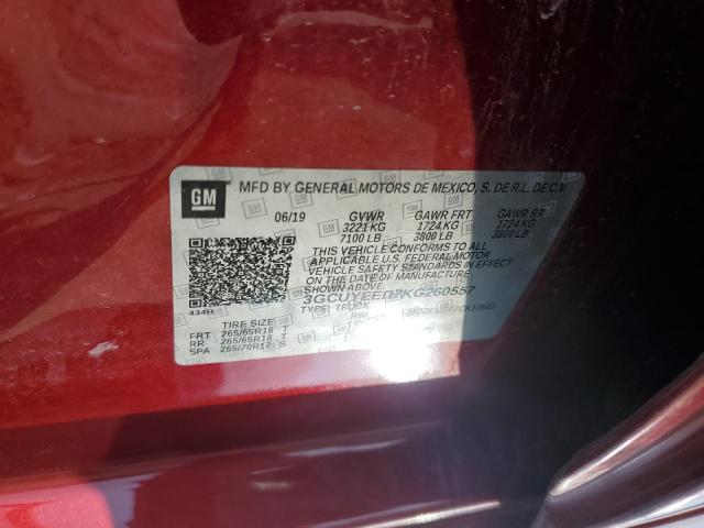 2019 CHEVROLET SILVERADO K1500 RST - 3GCUYEED7KG260557