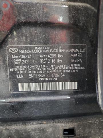2013 HYUNDAI SONATA GLS - 5NPEB4AC9DH706134