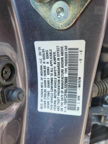 2020 HONDA CIVIC SPORT - 19XFC2F86LE029668