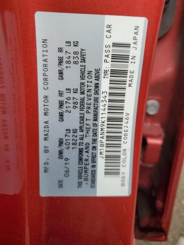 2019 MAZDA 3 PREMIUM JM1BPANM9K1144343