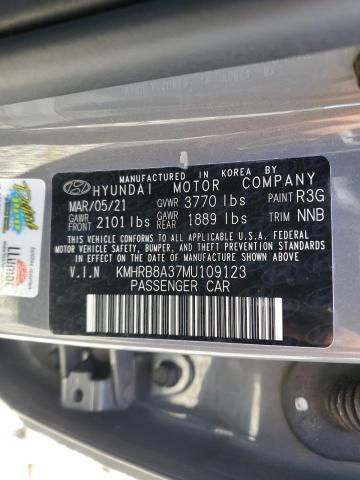 2021 HYUNDAI VENUE SE KMHRB8A37MU109123