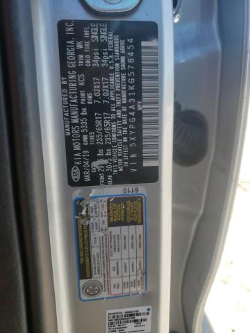 2019 KIA SORENTO L - 5XYPG4A31KG578454