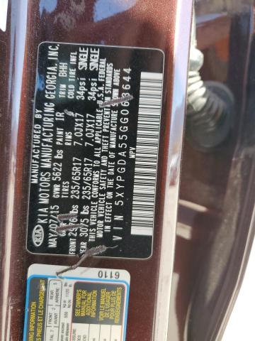 2016 KIA SORENTO LX 5XYPGDA55GG063644